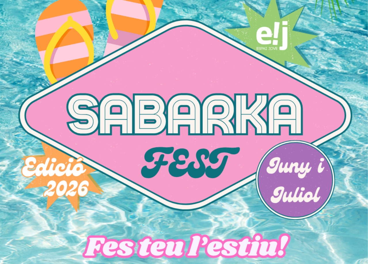 Imatge de la notícia: El Sabarka Fest 2026 oferirà una dotzena d’activitats per a joves aquest estiu